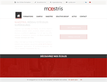 Tablet Screenshot of maestris.com